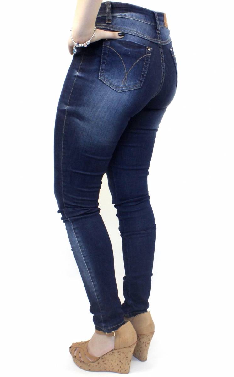 Bermuda Jeans Cintura Alta F2020440 - Oxiblue Jeans