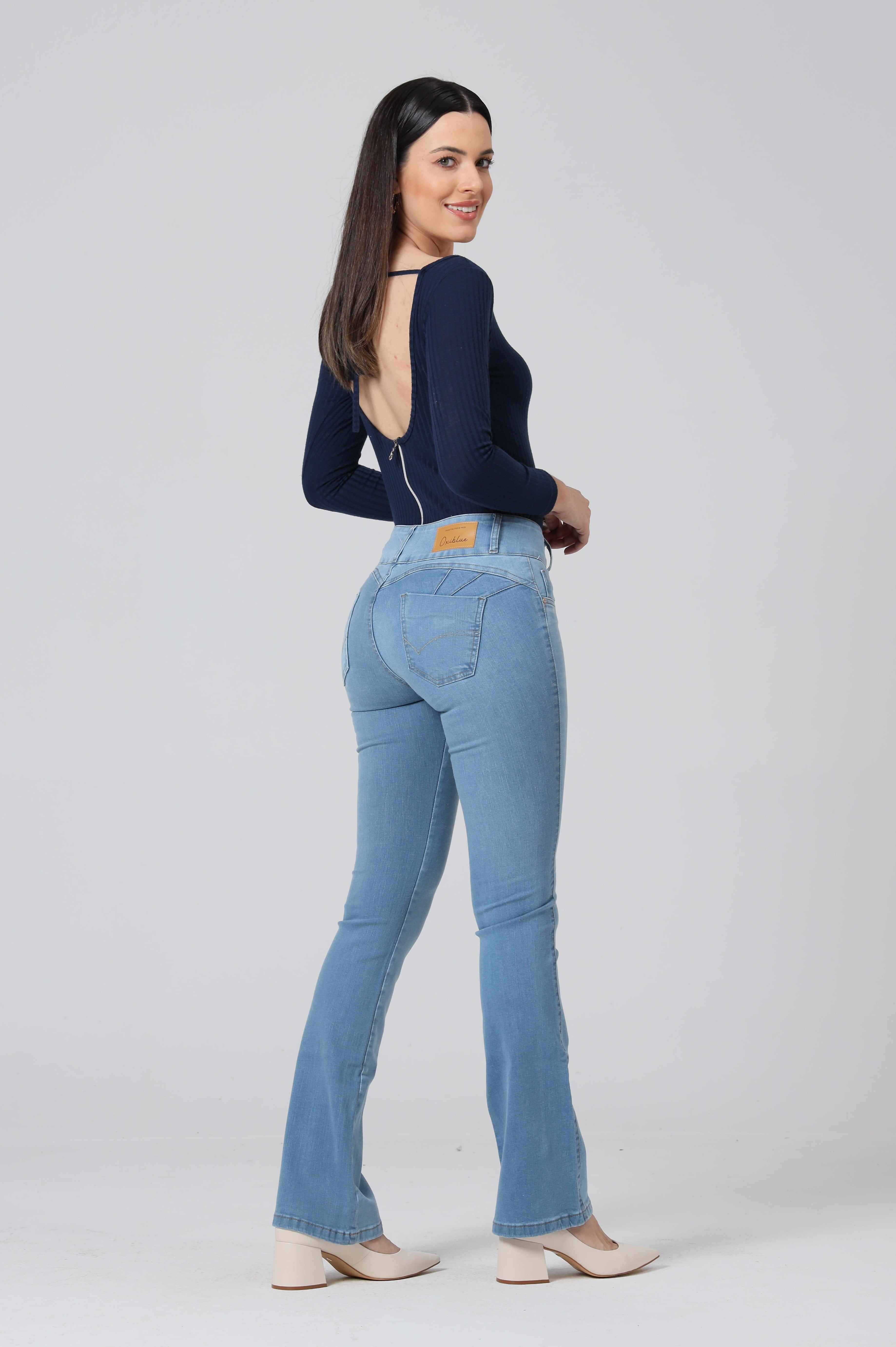 Calça Jeans Levanta Bumbum F2021071 - Oxiblue Jeans