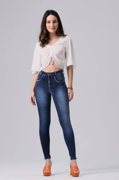 Calça Jeans Skinny Levanta Bumbum F2022128