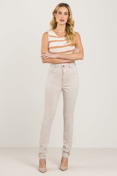Calça Bege Feminina F2023151 