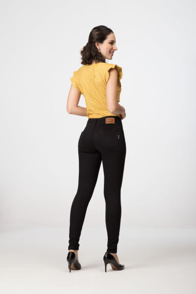 Calça Feminina Preta Skinny F2301002