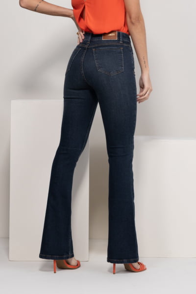Calça Flare Jeans Escura F2023030