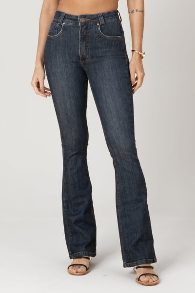Calça Flare Jeans Escuro F2023053