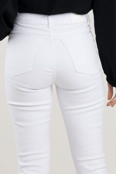 Calça Flare Jeans Feminina Branca F2023154BR