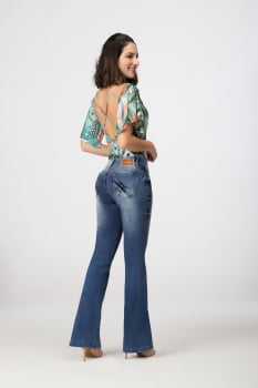 Calça Flare Jeans Levanta Bumbum F2020311