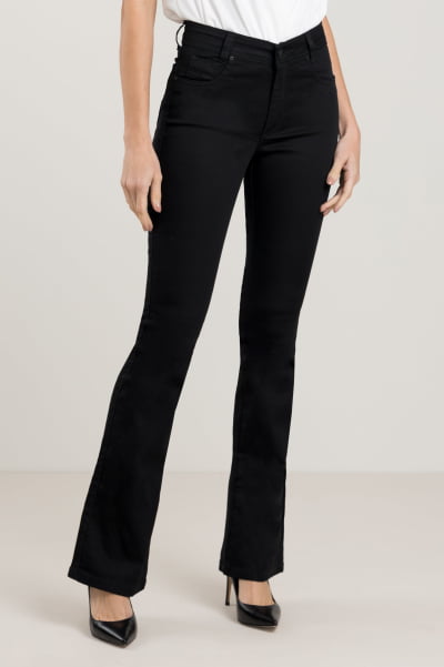 Calça Flare Preta F2507