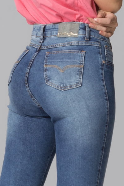 Calça Jeans Cintura Alta F2021041