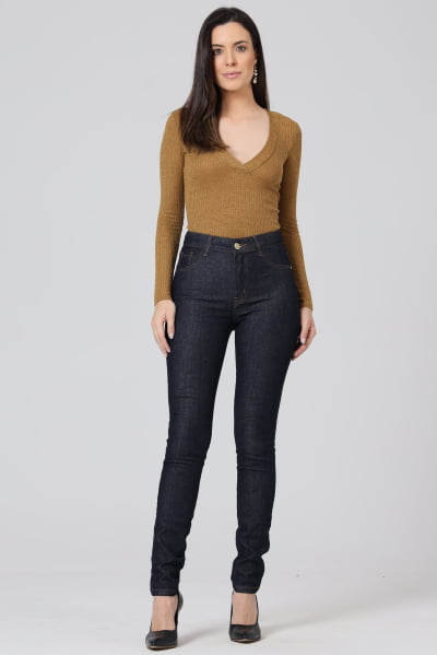 Calça Jeans Feminina Escura F2865