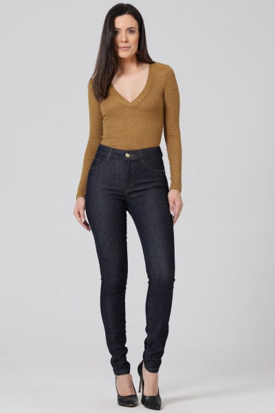 Calça Jeans Feminina Escura F2865
