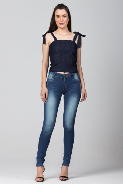 Calça Jeans Feminina Skinny F2021764