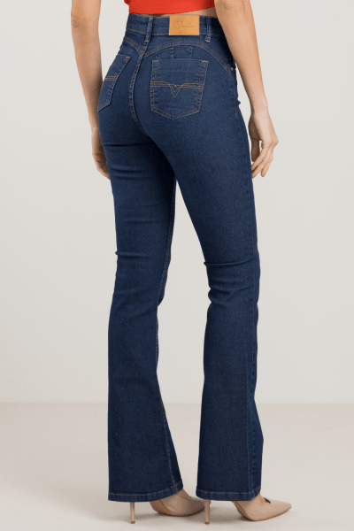 Calça Wide Leg Cargo Jeans F2909 - Oxiblue Jeans