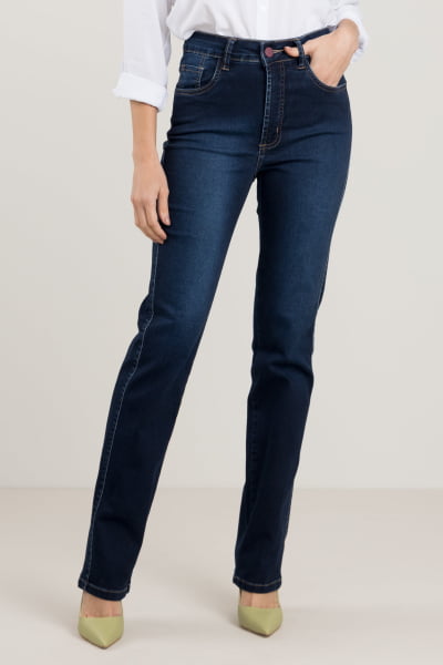 Calça Jeans Reta Feminina F2023132