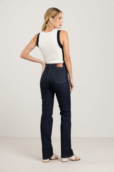 Calça Jeans Reta Feminina F2023187