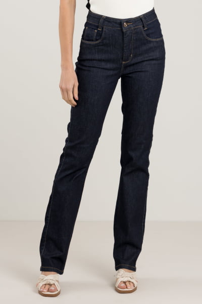 Calça Jeans Reta Feminina F2023187