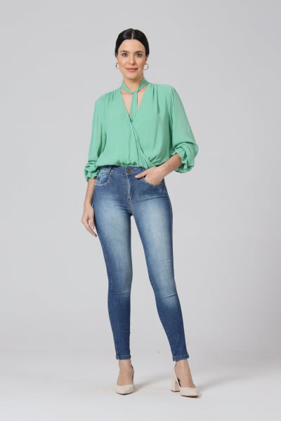 Calça Jeans Skinny Levanta Bumbum F2022129
