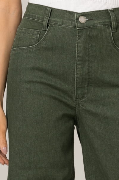 Calça Jeans Pantacourt Oliva F2023144