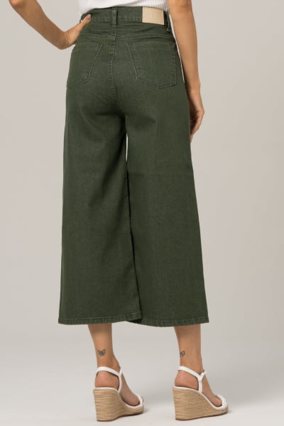 Calça Jeans Pantacourt Oliva F2023144