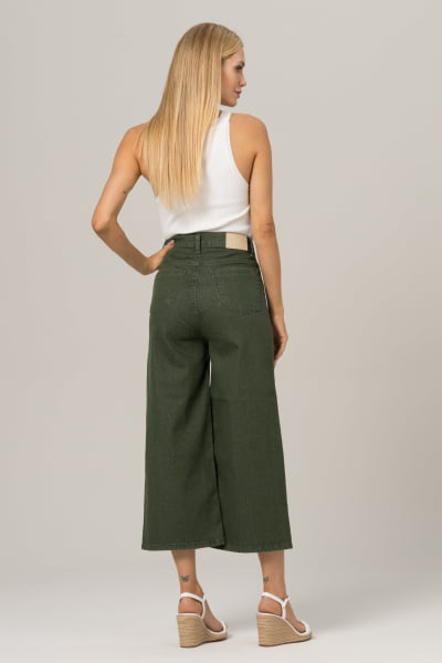Calça Jeans Pantacourt Oliva F2023144