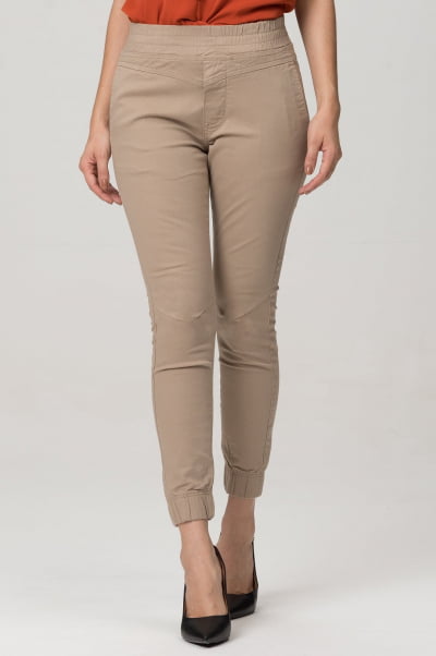 Calça Jogger Feminina Caqui  F2021793