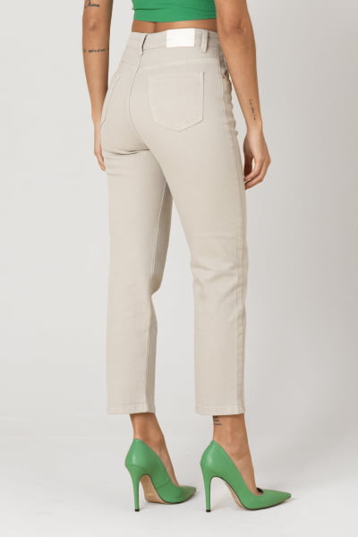 Calça Mom Feminina Areia F2023031
