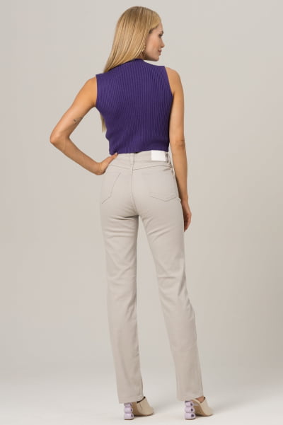 Calça Reta Feminina Areia F2023103AR